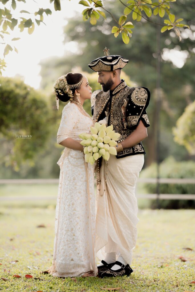 Wedding couple portrait